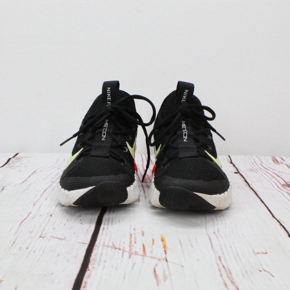 Nike Free Metcon 4 Black Mesh Breathable Lightweight Training Shoe Size 10 Inch - Picture 4 of 10